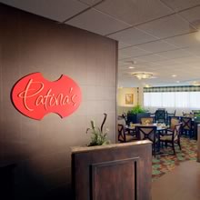 Double Tree Hotel: Wall covering, paint, stone, and tile