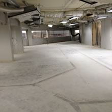 Moline office during demolition